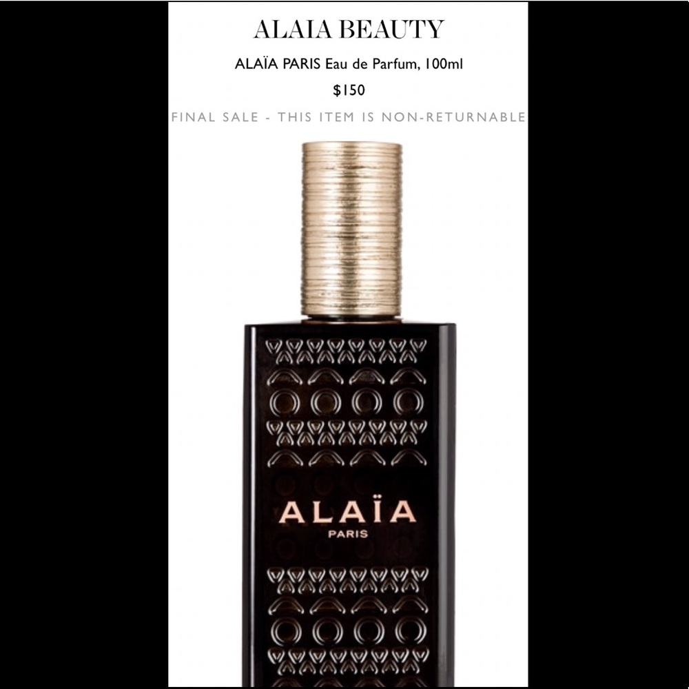 ALAÏA PARIS Eau de Parfum, 100ml/ 3.3fl.oz.